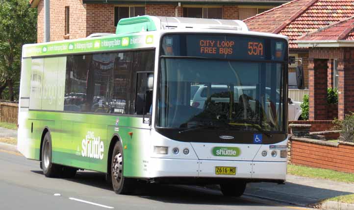 Premier Illawarra Mercedes OH1830LE Volgren CR228L Gong Shuttle 2616MO